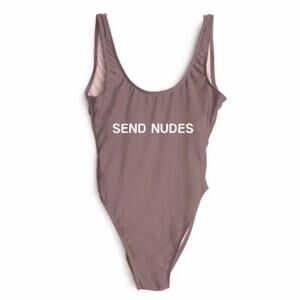 Send nudes one piece swimsuit small